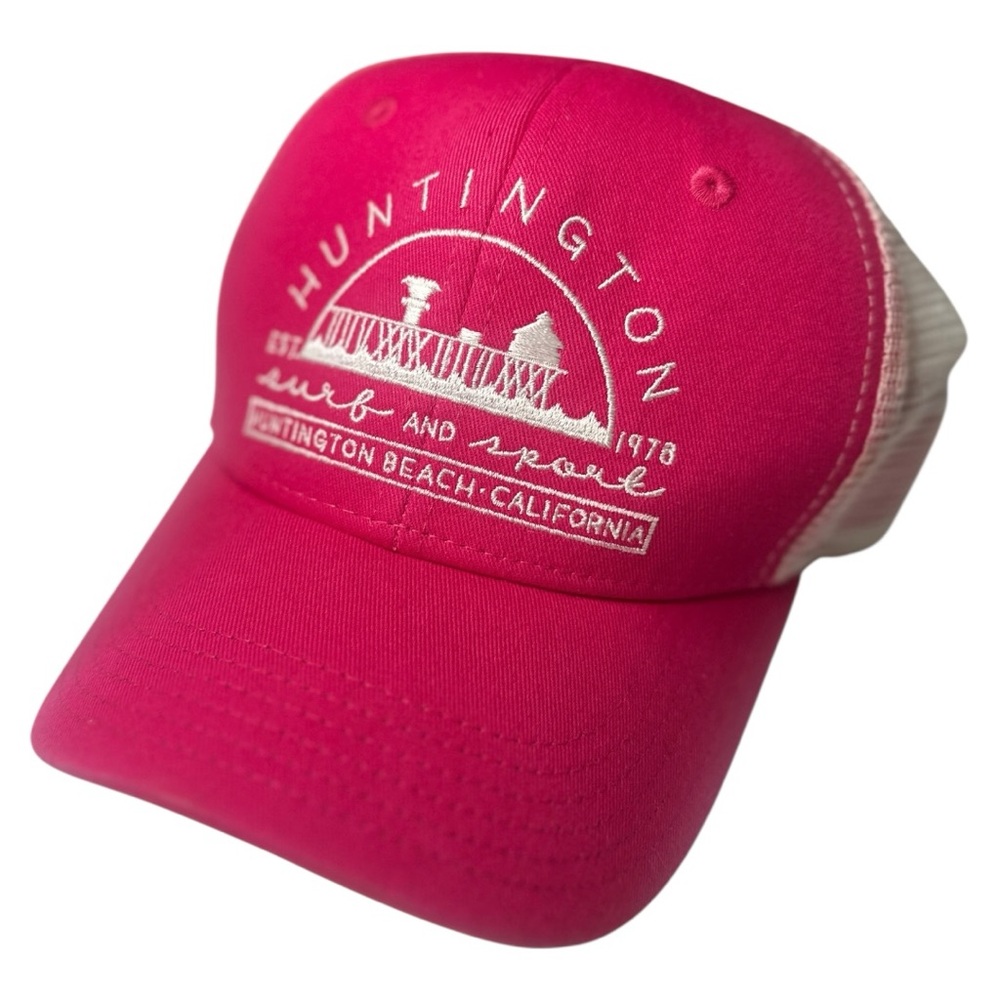 Youth Pink Huntington Surf and Sport Trucker Hat